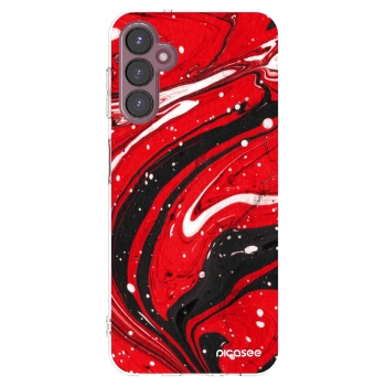Picasee διαφανής θήκη σιλικόνης Samsung Galaxy A05s A057G - Red black