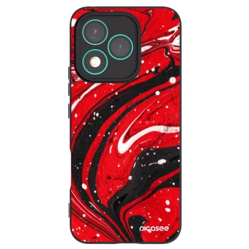 Picasee Μαύρη θήκη σιλικόνης για Honor 400 Lite 5G - Red black