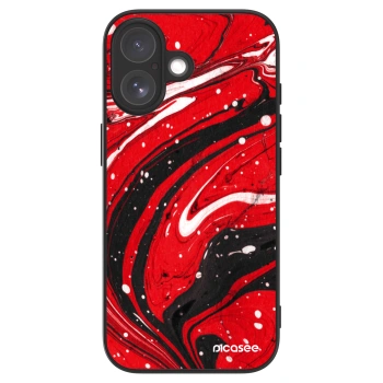 Picasee ULTIMATE CASE MagSafe pro Apple iPhone 17 - Red black