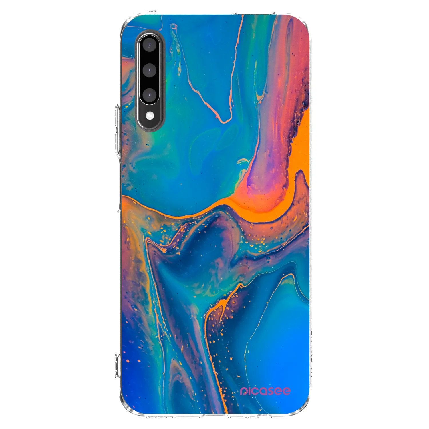Picasee διαφανής θήκη σιλικόνης Honor 9X Pro - Rainbow