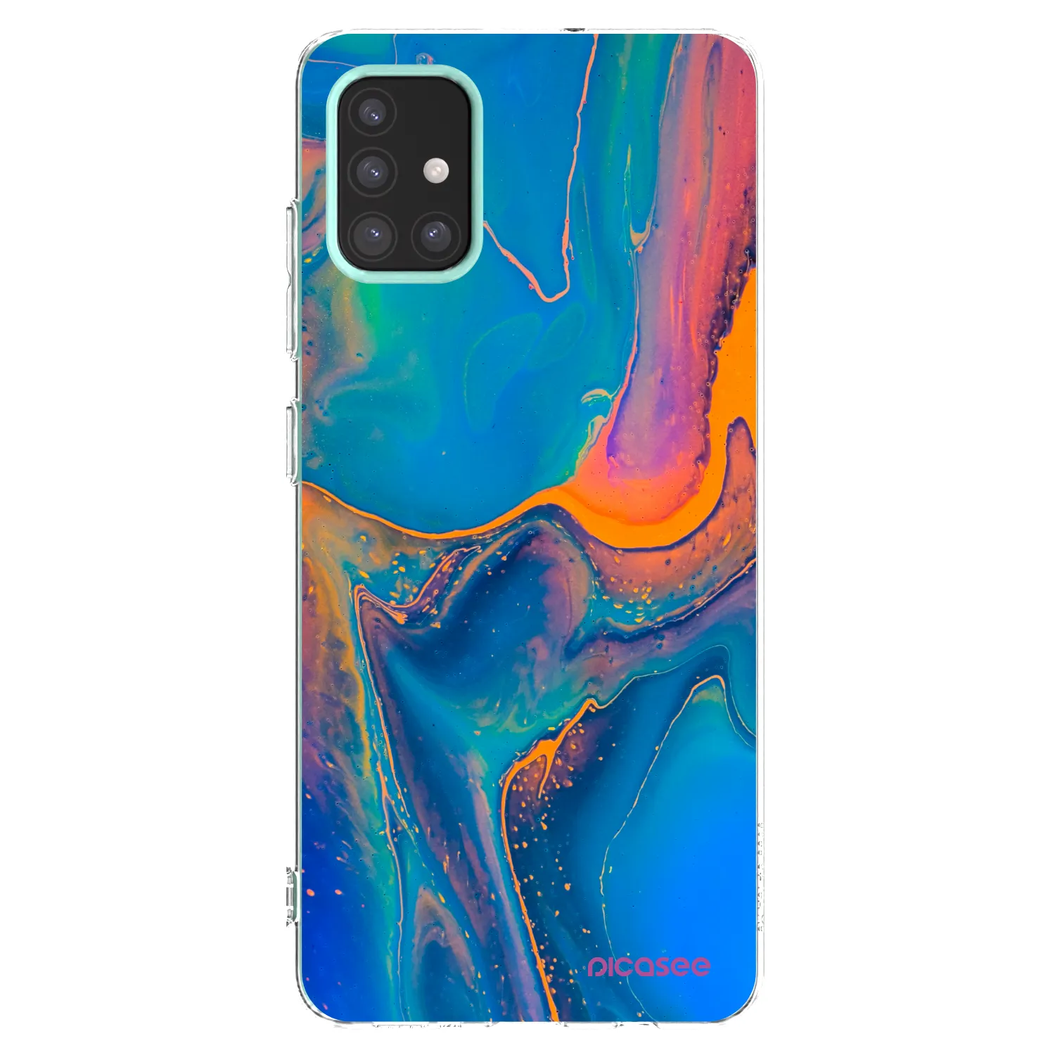 Picasee διαφανής θήκη σιλικόνης Samsung Galaxy M31s - Rainbow