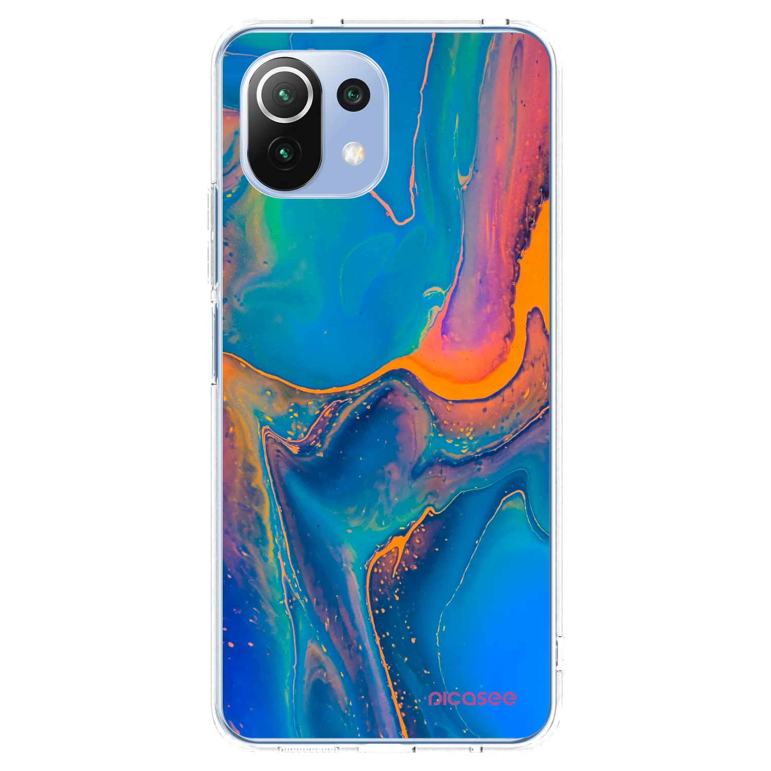 Picasee διαφανής θήκη σιλικόνης Xiaomi 11 Lite 5G NE - Rainbow