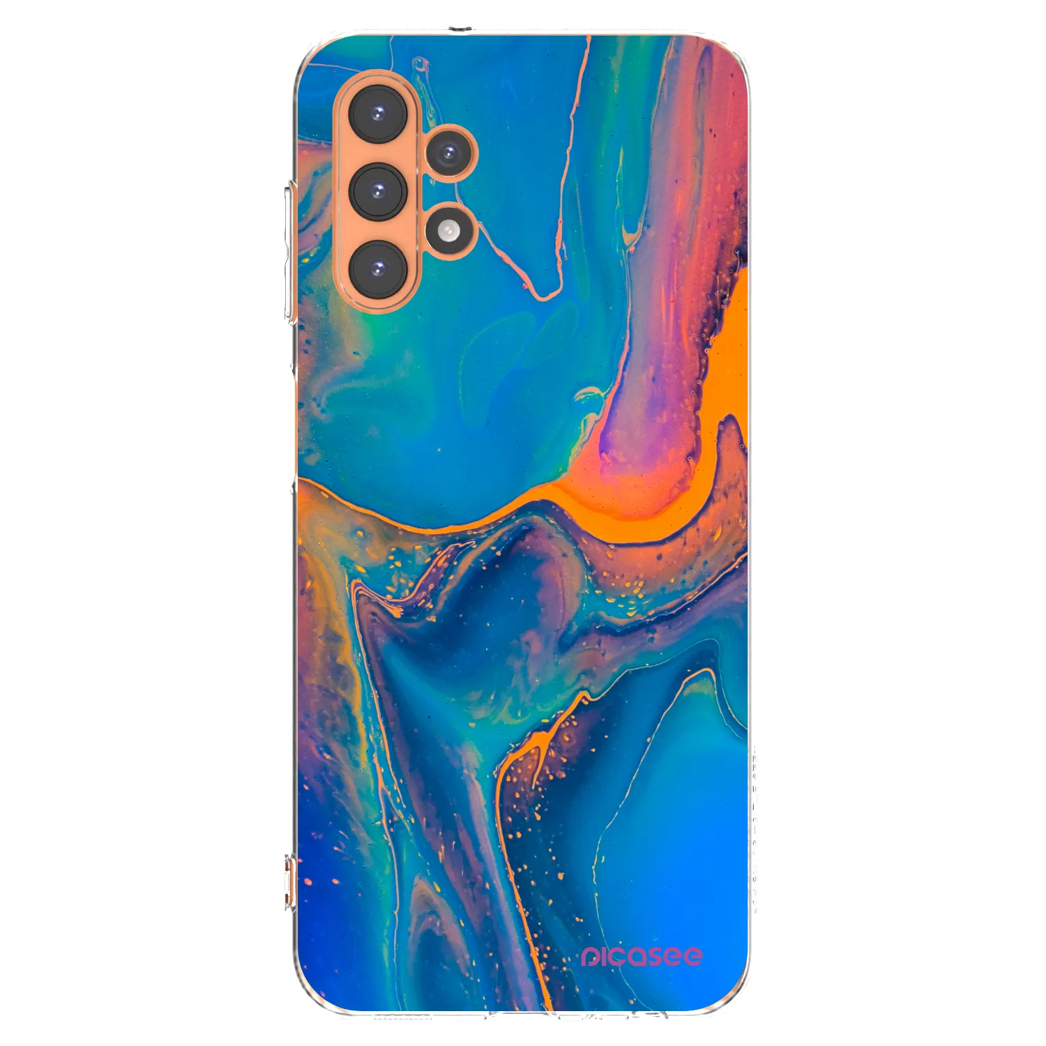 Picasee διαφανής θήκη σιλικόνης Samsung Galaxy A13 4G A135 - Rainbow