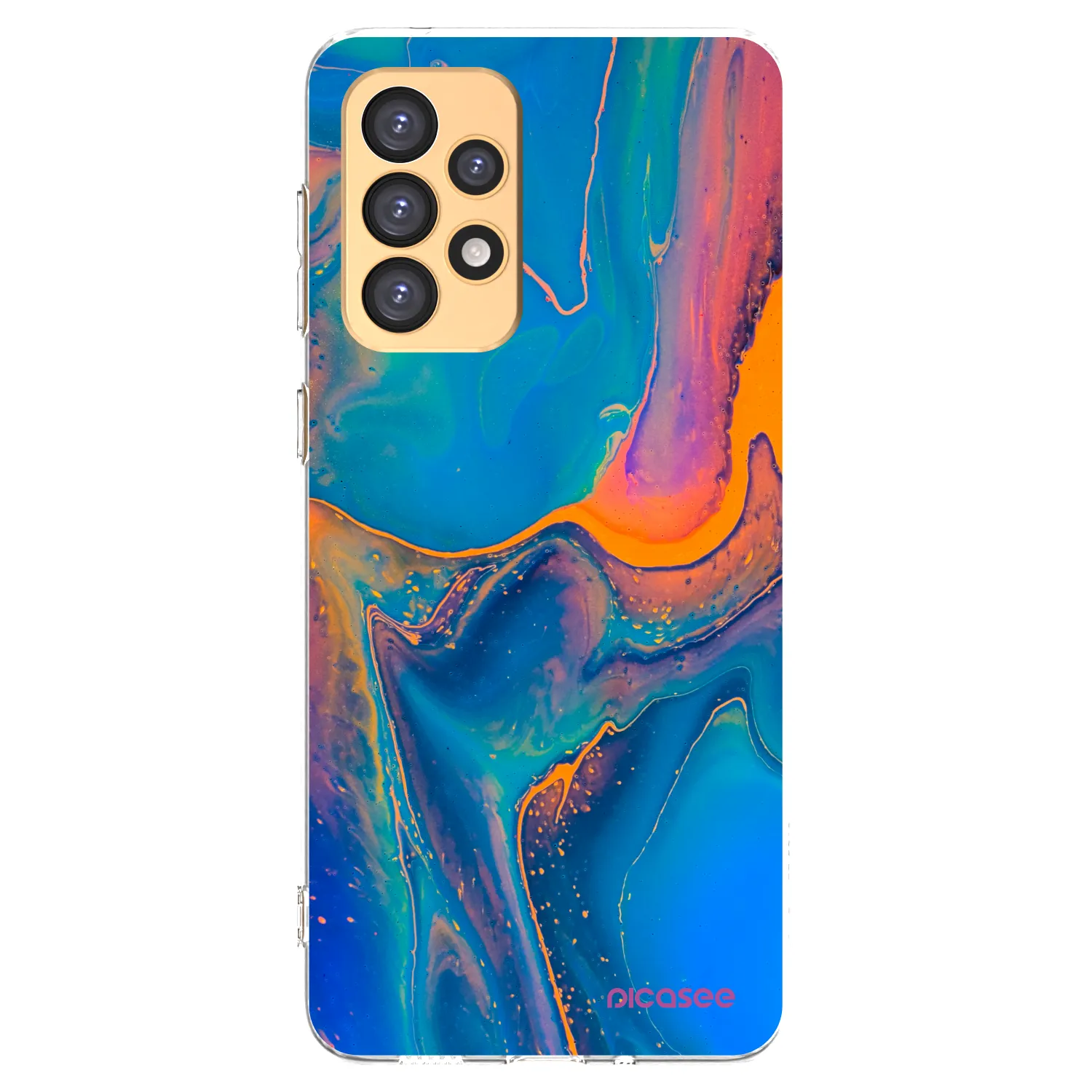 Picasee διαφανής θήκη σιλικόνης Samsung Galaxy A33 5G A336 - Rainbow