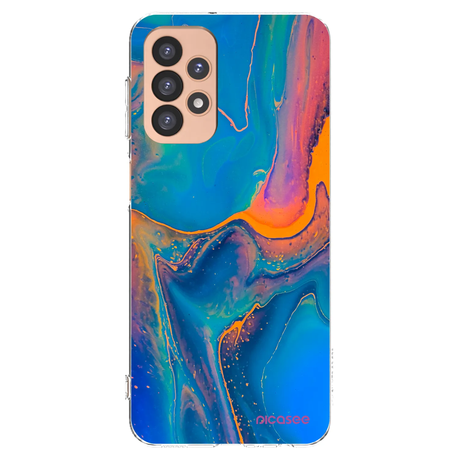Picasee διαφανής θήκη σιλικόνης Samsung Galaxy A23 A236B 5G - Rainbow