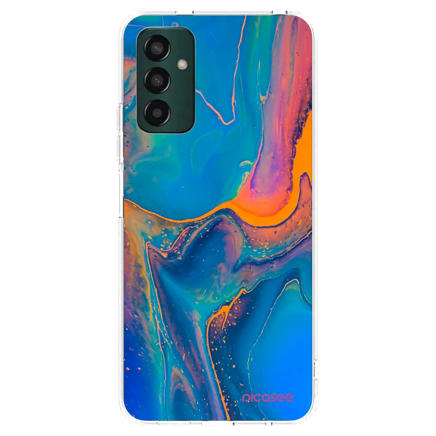 Picasee διαφανής θήκη σιλικόνης Samsung Galaxy M23 5G - Rainbow