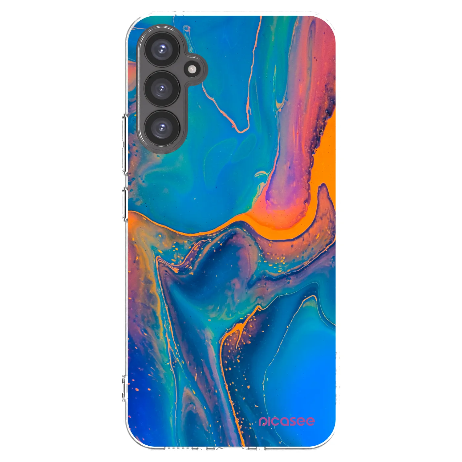 Picasee διαφανής θήκη σιλικόνης Samsung Galaxy A34 5G A346B - Rainbow