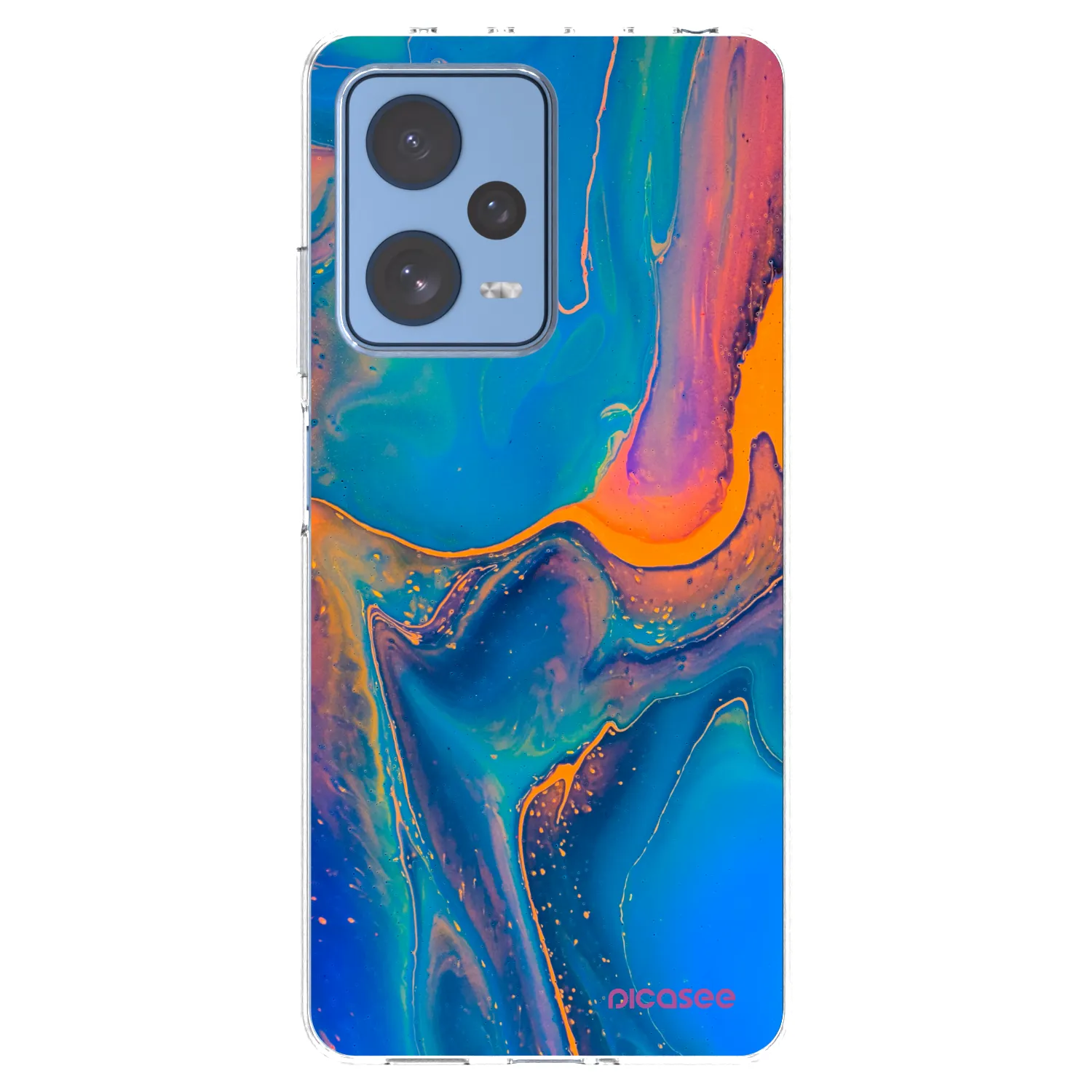 Picasee διαφανής θήκη σιλικόνης Xiaomi Redmi Note 12 Pro 5G - Rainbow