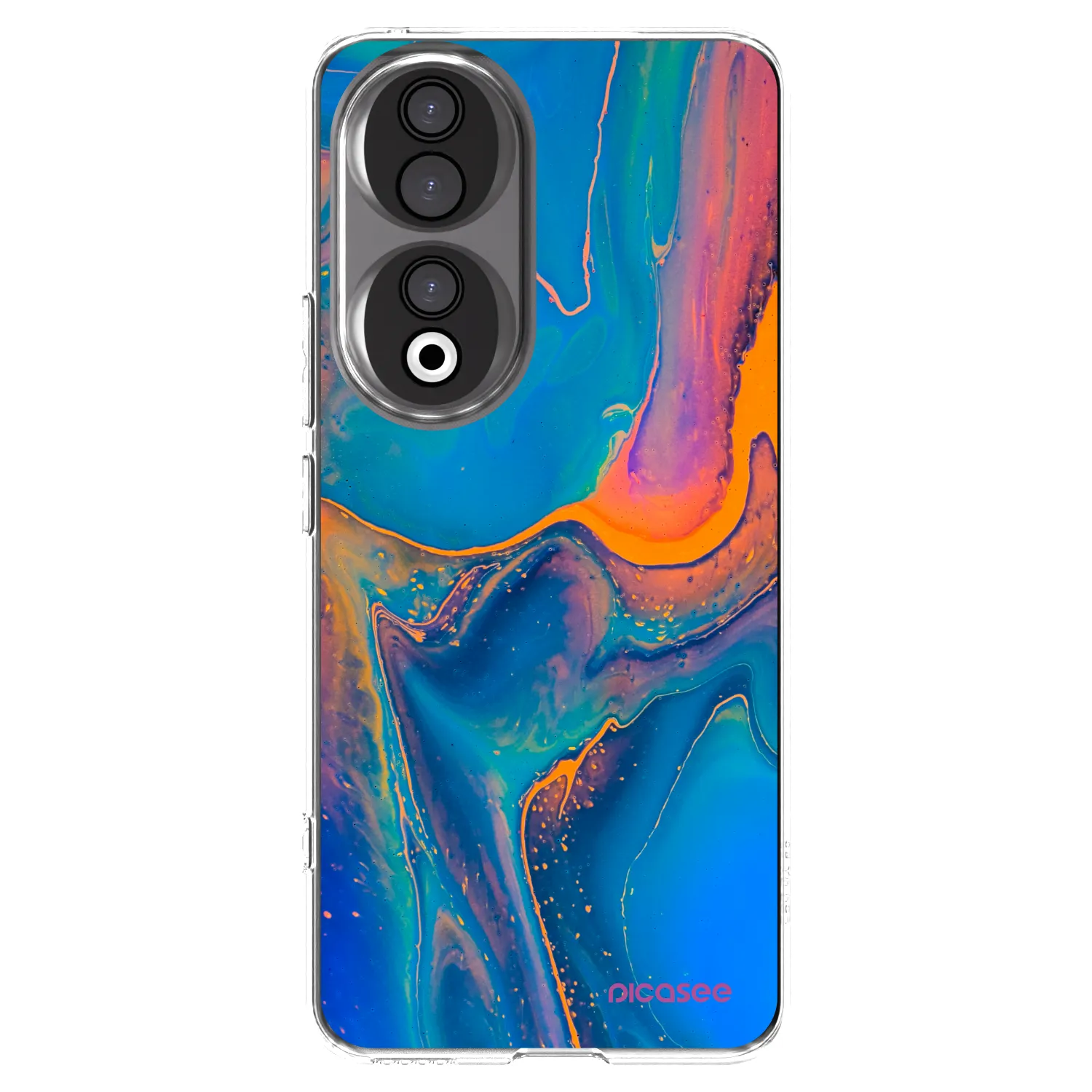Picasee διαφανής θήκη σιλικόνης Honor 90 5G - Rainbow