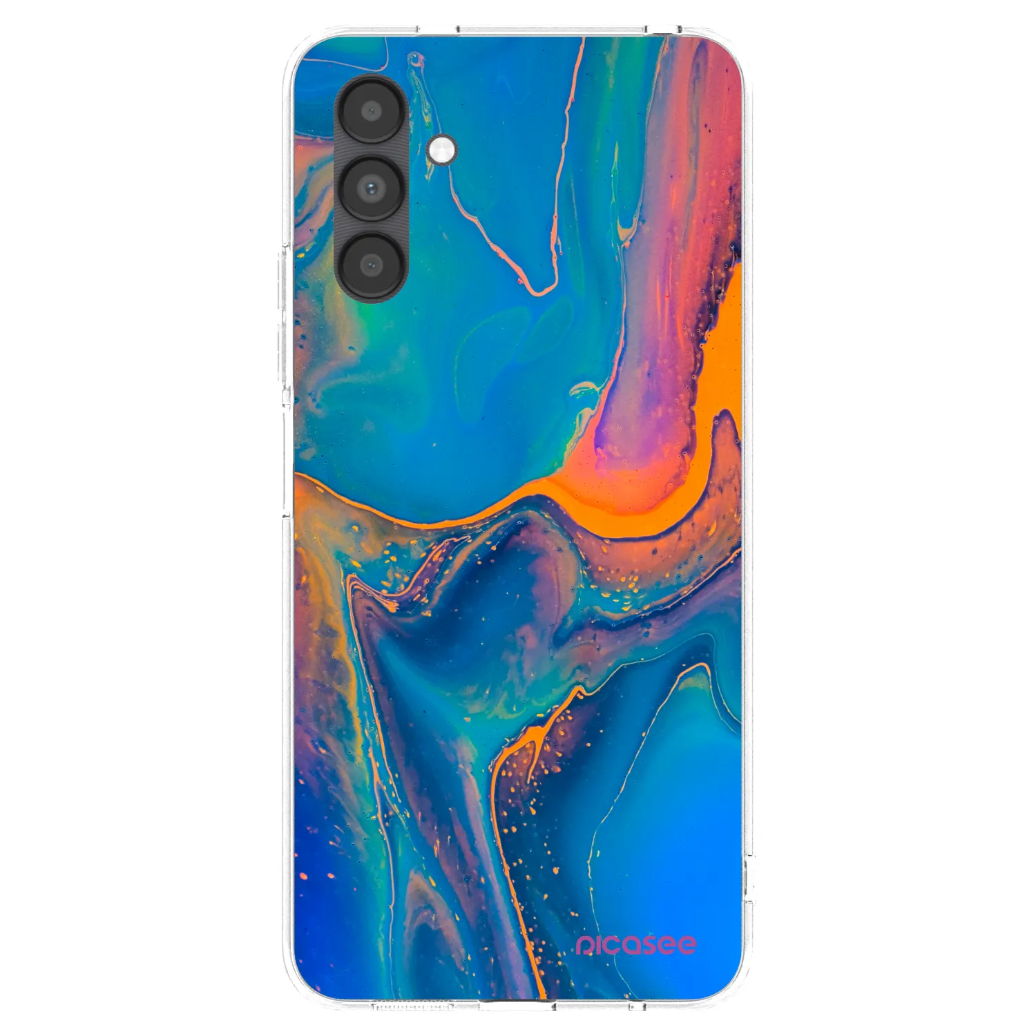 Picasee διαφανής θήκη σιλικόνης Samsung Galaxy A04s A047F - Rainbow