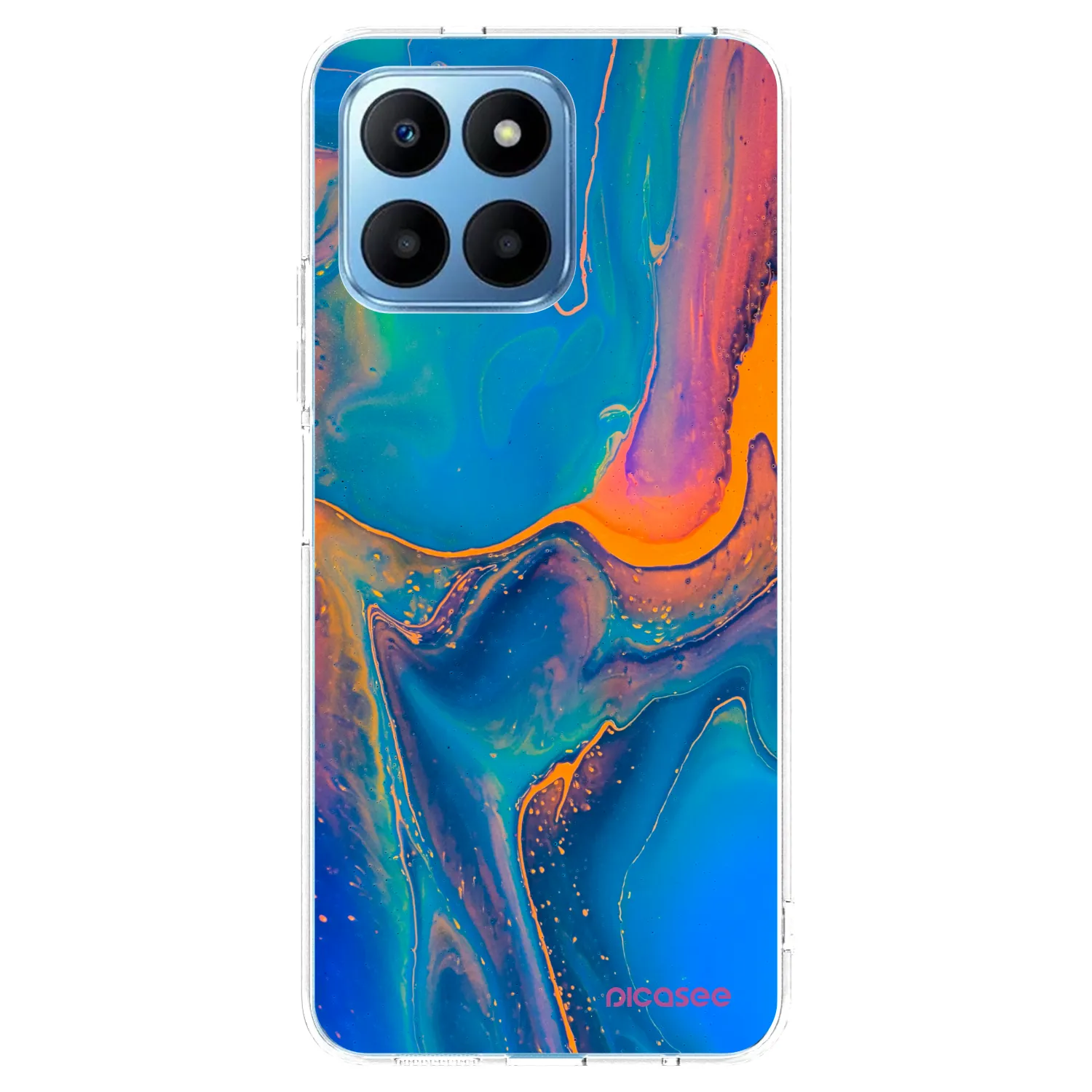 Picasee διαφανής θήκη σιλικόνης Honor 70 Lite - Rainbow