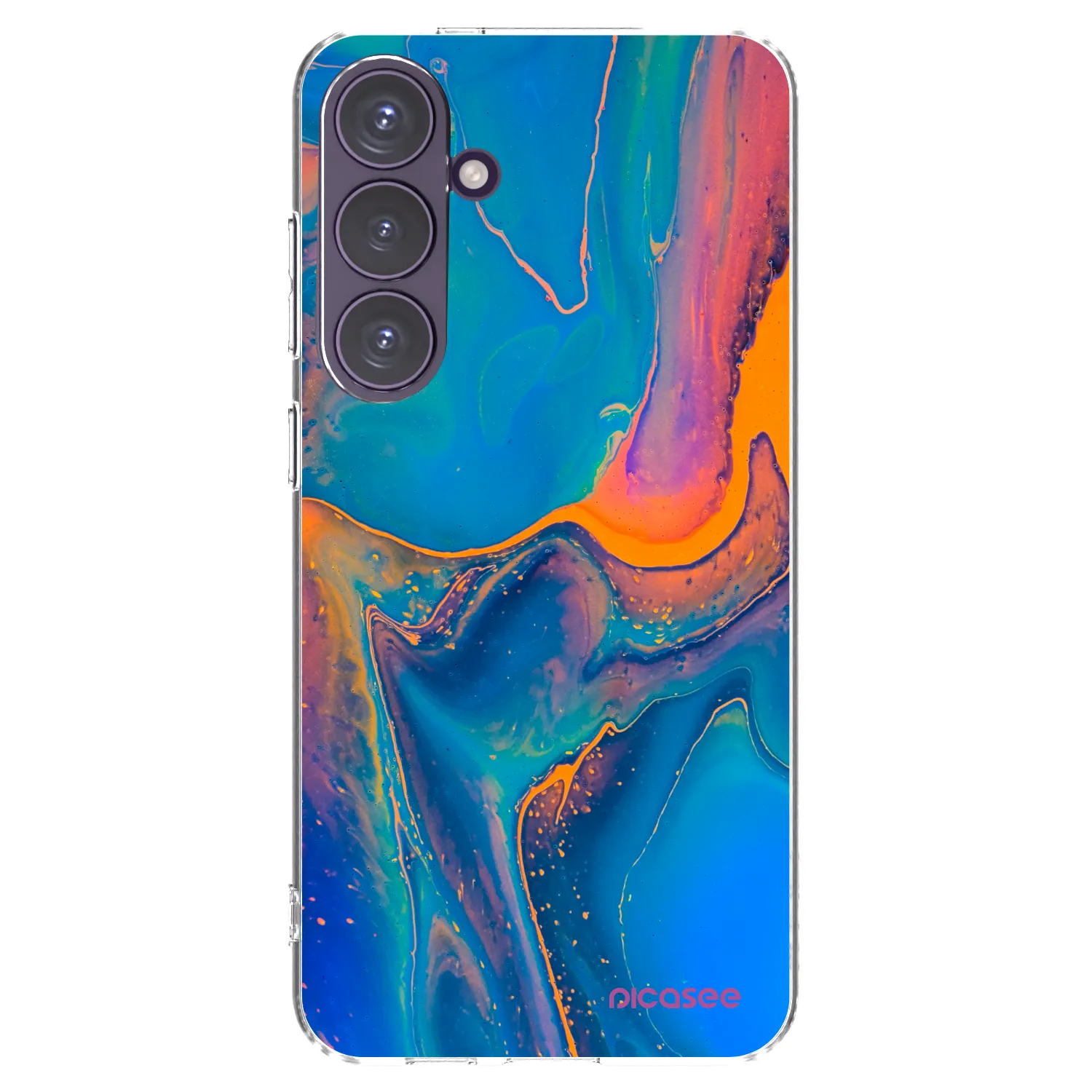 Picasee διαφανής θήκη σιλικόνης Samsung Galaxy S24+ S926B 5G - Rainbow