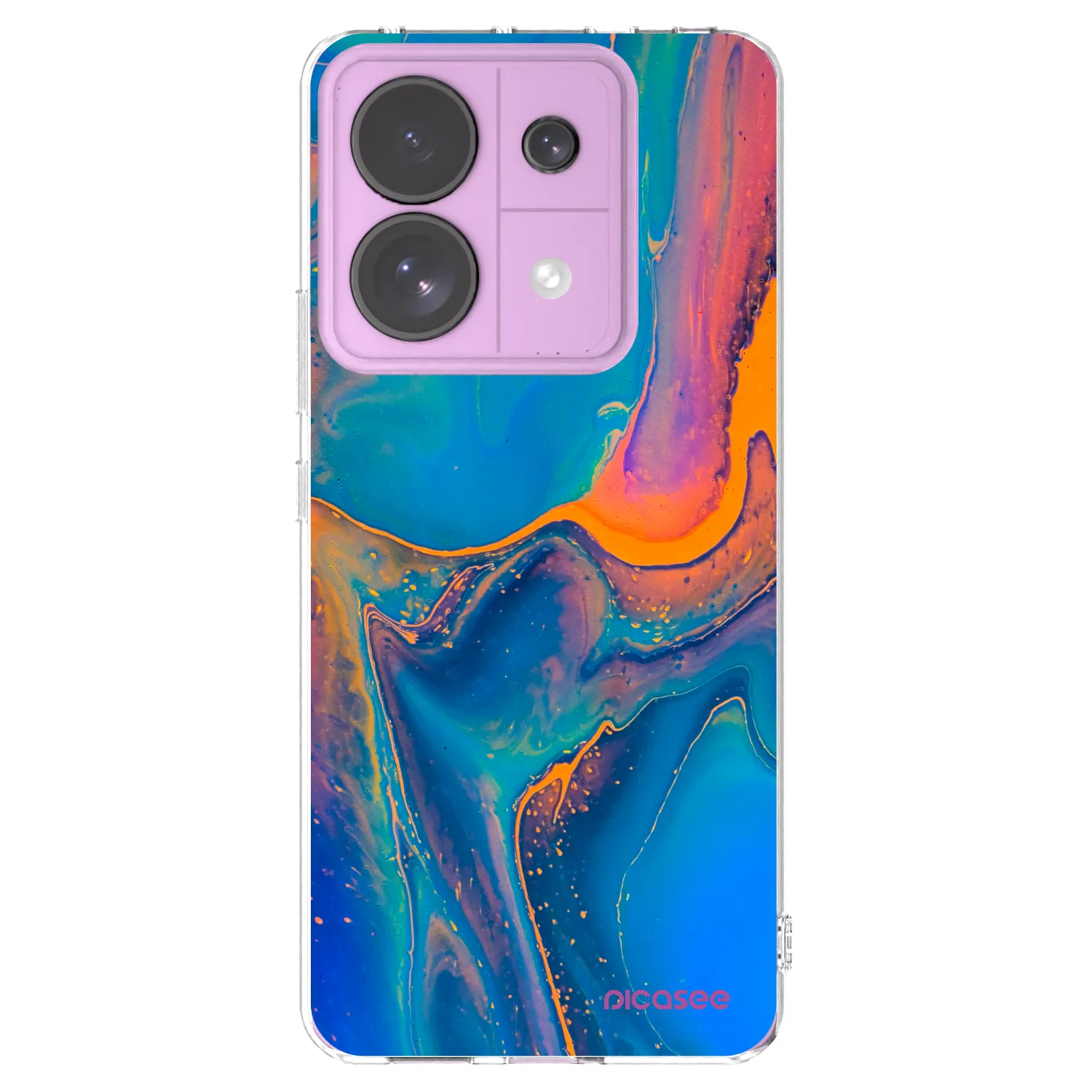Picasee διαφανής θήκη σιλικόνης Xiaomi Redmi Note 13 Pro 5G - Rainbow