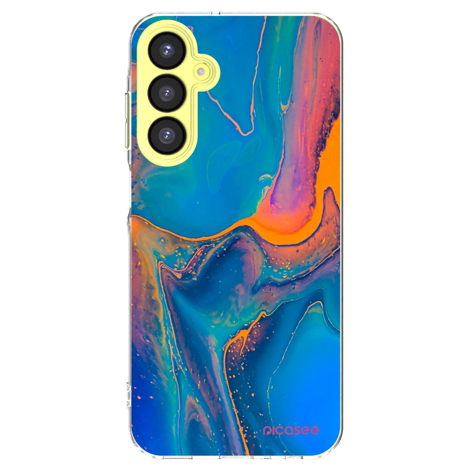 Picasee διαφανής θήκη σιλικόνης Samsung Galaxy A25 A256B 5G - Rainbow