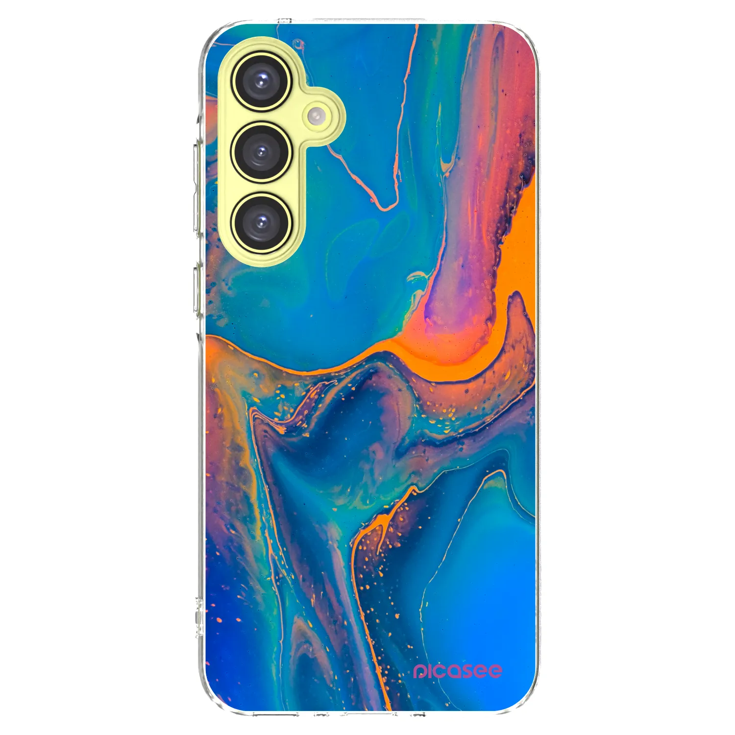 Picasee διαφανής θήκη σιλικόνης Samsung Galaxy A35 5G A356B - Rainbow