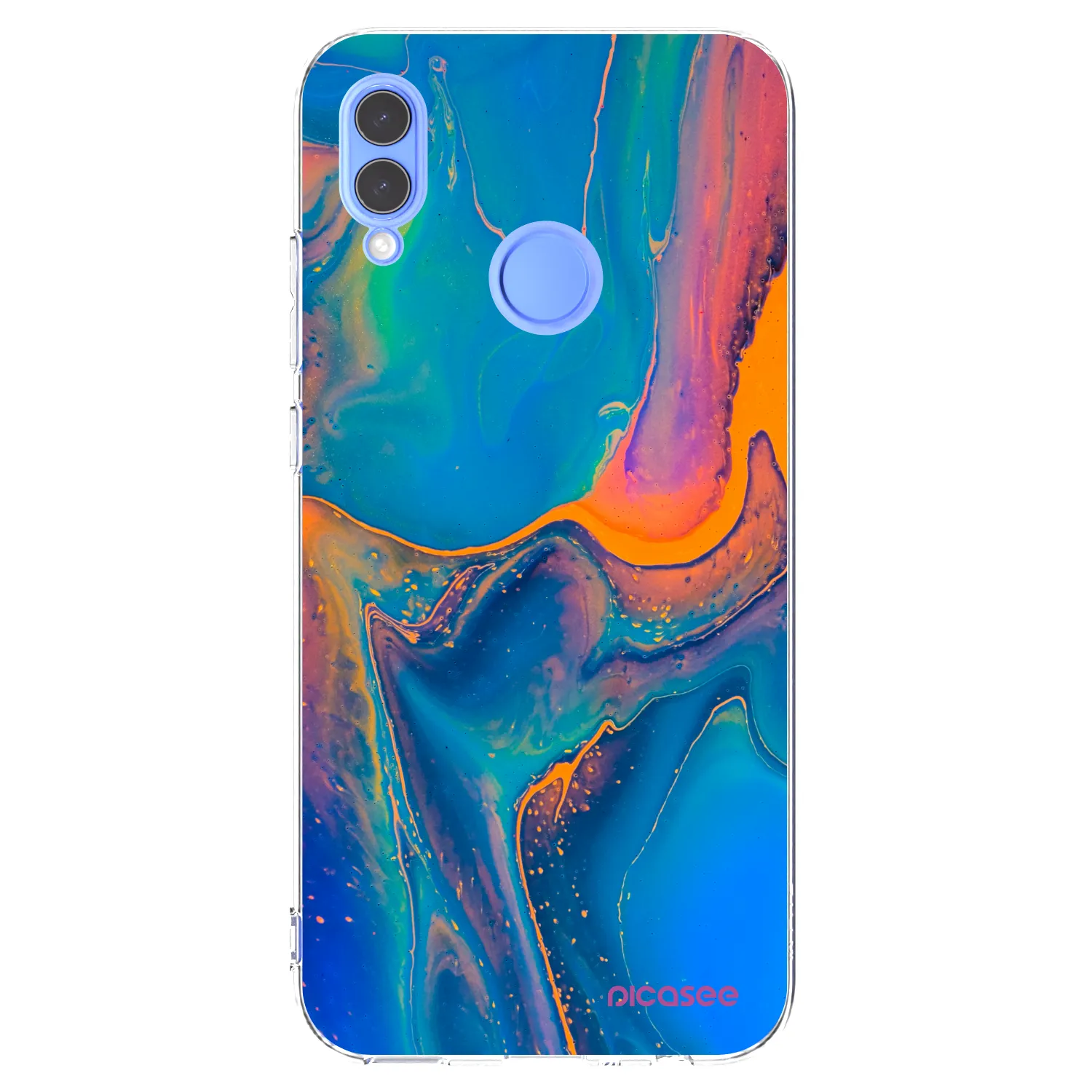 Picasee διαφανής θήκη σιλικόνης Honor 10 Lite - Rainbow