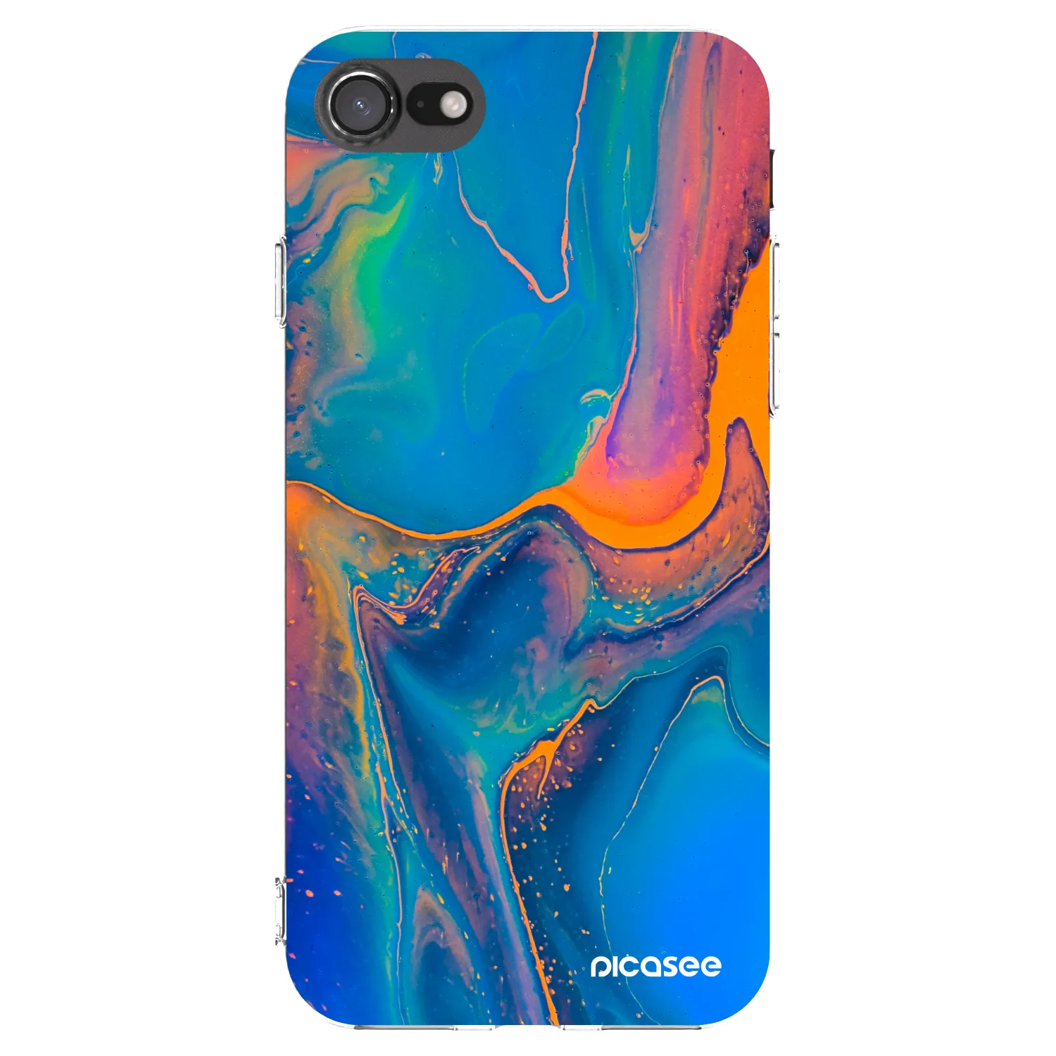Picasee διαφανής θήκη σιλικόνης Apple iPhone 7 - Rainbow