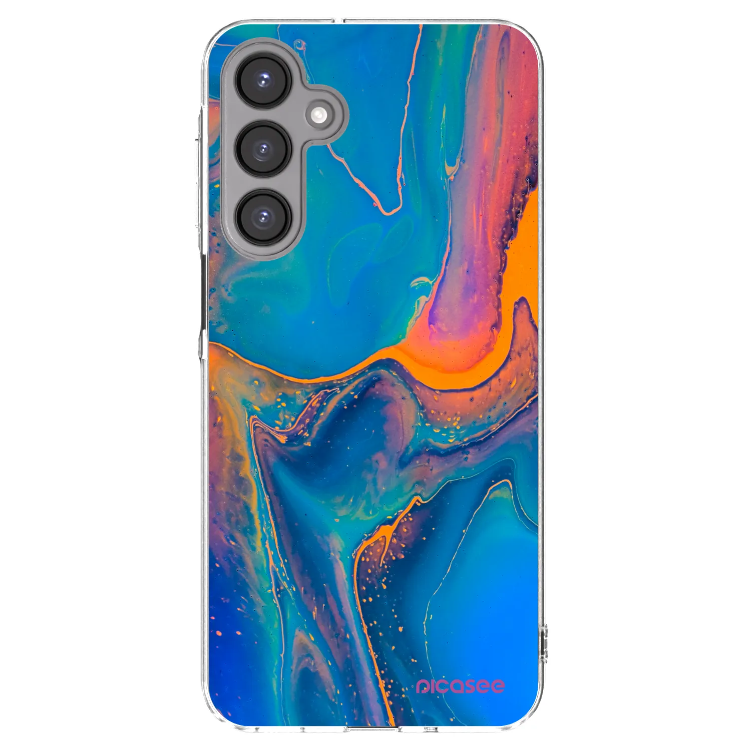 Picasee διαφανής θήκη σιλικόνης Samsung Galaxy A16 5G - Rainbow