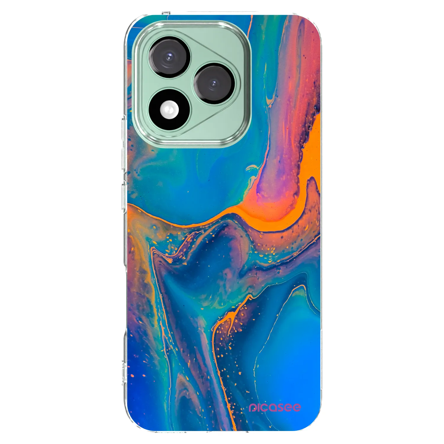 Picasee διαφανής θήκη σιλικόνης Honor 400 Lite 5G - Rainbow