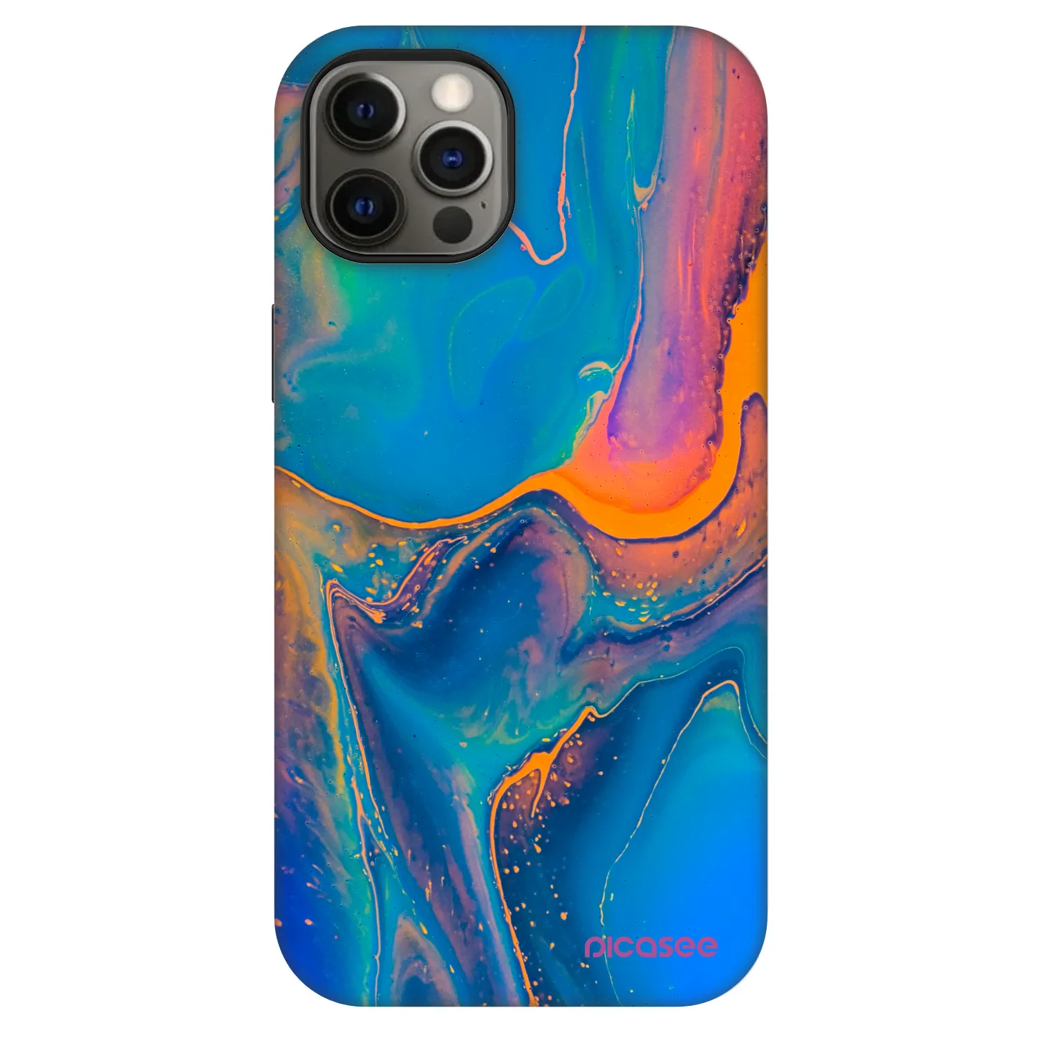 Picasee Fashion Case MagSafe για Apple iPhone 12 Pro - Rainbow