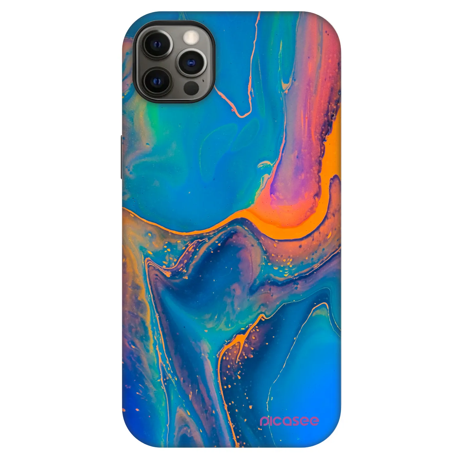 Picasee Fashion Case MagSafe για Apple iPhone 12 Pro Max - Rainbow