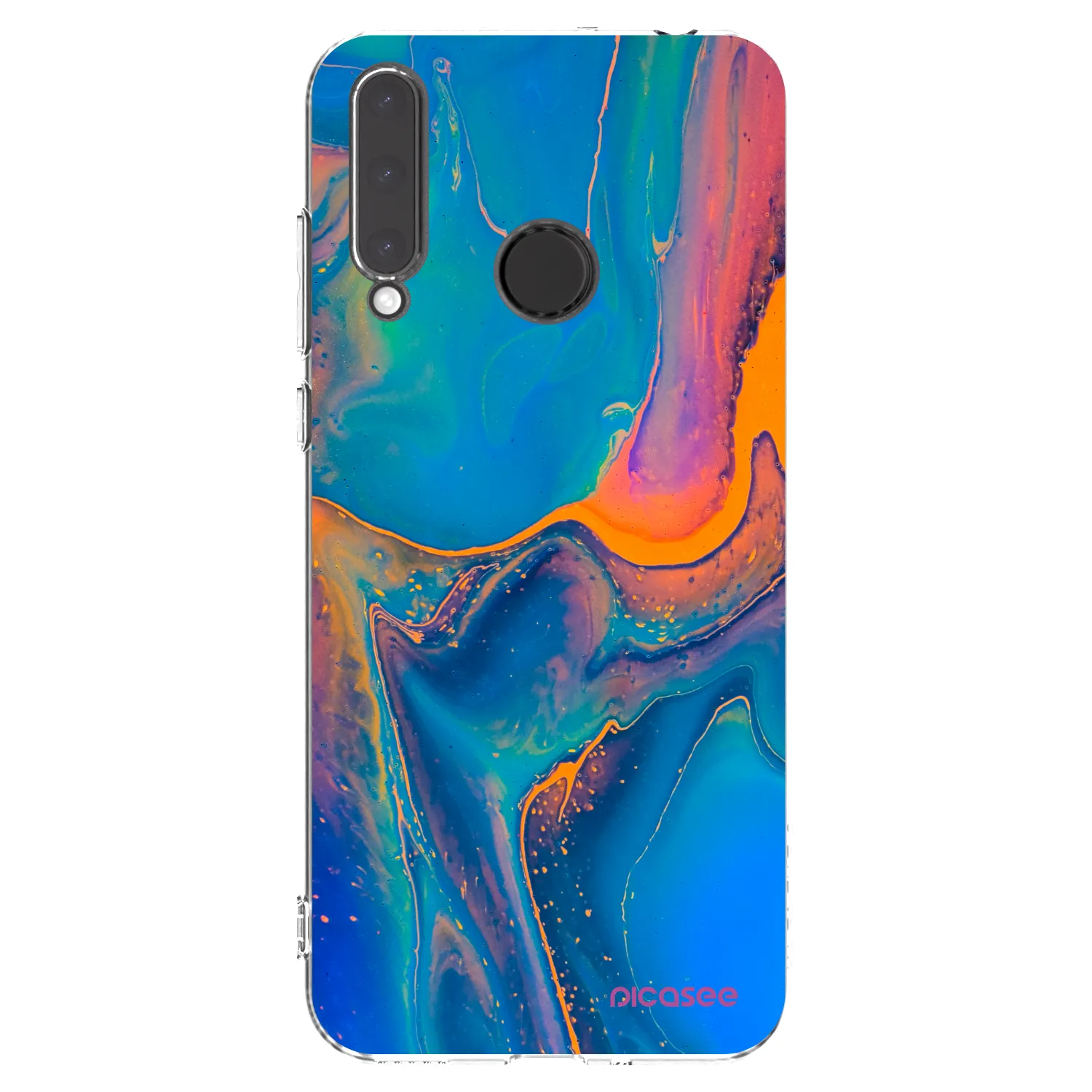 Picasee διαφανής θήκη σιλικόνης Honor 20 Lite - Rainbow