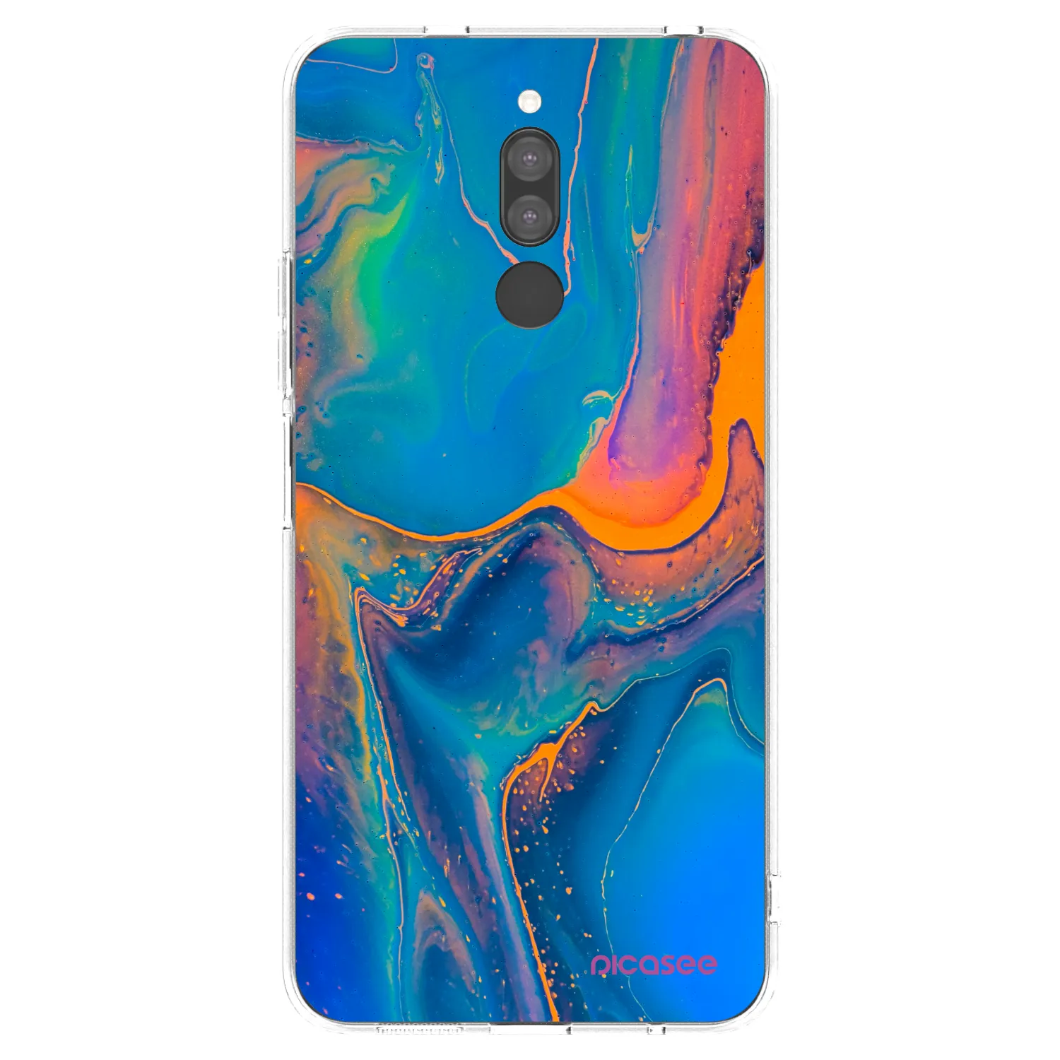 Picasee διαφανής θήκη σιλικόνης Xiaomi Redmi 8 - Rainbow