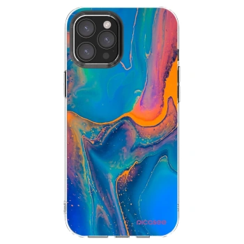 Picasee διαφανής θήκη σιλικόνης Apple iPhone 12 Pro Max - Rainbow