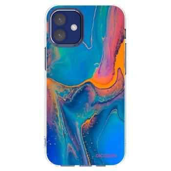 Picasee διαφανής θήκη σιλικόνης Apple iPhone 12 mini - Rainbow
