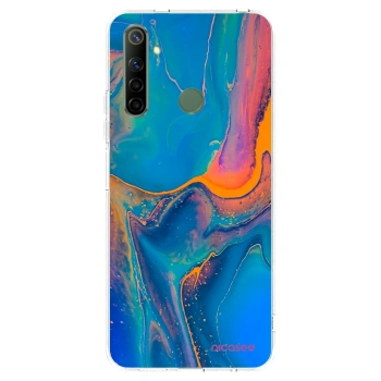 Picasee διαφανής θήκη σιλικόνης Realme 6i - Rainbow