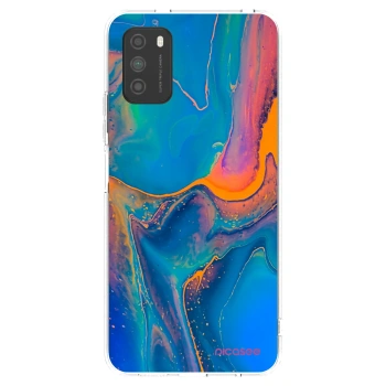 Picasee διαφανής θήκη σιλικόνης Xiaomi Poco M3 - Rainbow