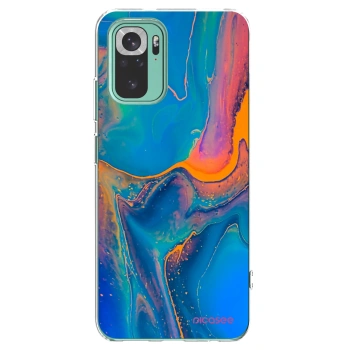 Picasee διαφανής θήκη σιλικόνης Xiaomi Redmi Note 10 Pro - Rainbow