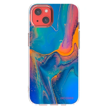 Picasee διαφανής θήκη σιλικόνης Apple iPhone 13 - Rainbow