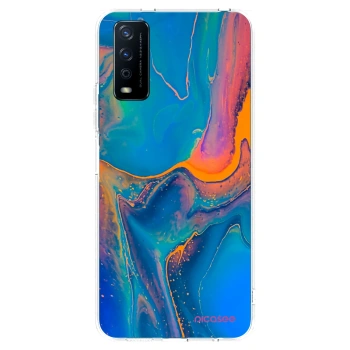 Picasee διαφανής θήκη σιλικόνης Vivo Y11s - Rainbow