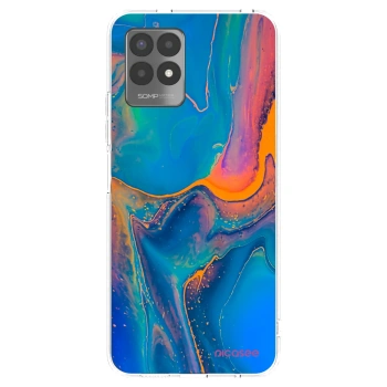 Picasee διαφανής θήκη σιλικόνης Realme 8i - Rainbow