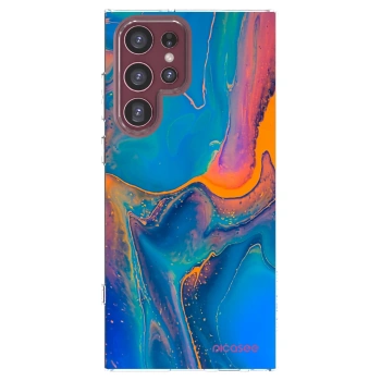 Picasee διαφανής θήκη σιλικόνης Samsung Galaxy S22 Ultra 5G - Rainbow