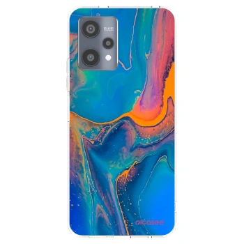Picasee διαφανής θήκη σιλικόνης Realme 9 Pro 5G - Rainbow