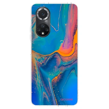Picasee διαφανής θήκη σιλικόνης Huawei Nova 9 SE - Rainbow