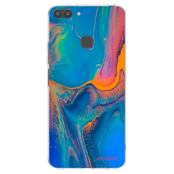 Picasee διαφανής θήκη σιλικόνης Huawei P Smart - Rainbow