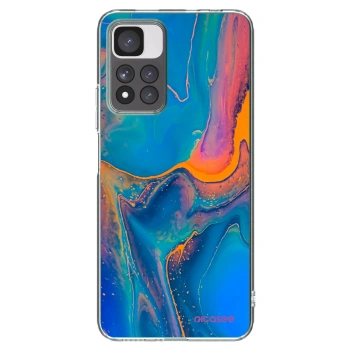 Picasee διαφανής θήκη σιλικόνης Xiaomi Redmi Note 11 Pro+ 5G - Rainbow