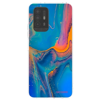 Picasee διαφανής θήκη σιλικόνης OPPO A94 5G - Rainbow
