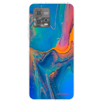 Picasee διαφανής θήκη σιλικόνης Motorola Moto G72 - Rainbow
