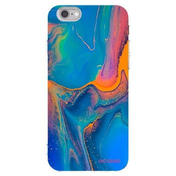 Picasee διαφανής θήκη σιλικόνης Apple iPhone 6/6S - Rainbow