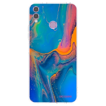 Picasee διαφανής θήκη σιλικόνης Honor 8X - Rainbow