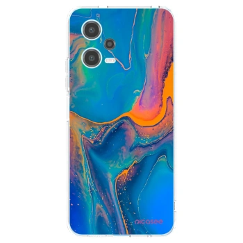 Picasee διαφανής θήκη σιλικόνης Xiaomi Redmi Note 12 5G - Rainbow