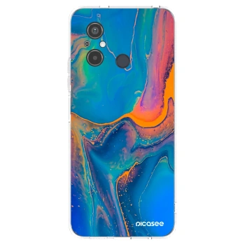 Picasee διαφανής θήκη σιλικόνης Xiaomi Redmi 12C - Rainbow