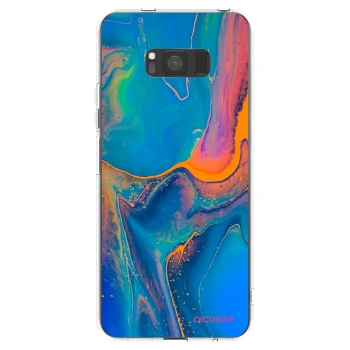 Picasee διαφανής θήκη σιλικόνης Samsung Galaxy S8 G950F - Rainbow