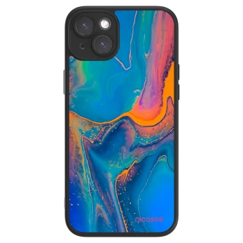 Picasee ULTIMATE CASE MagSafe pro Apple iPhone 15 Plus - Rainbow