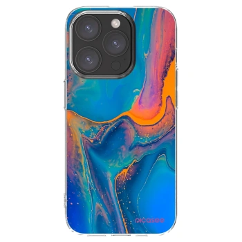 Picasee διαφανής θήκη σιλικόνης Apple iPhone 15 Pro - Rainbow