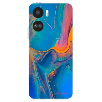 Picasee διαφανής θήκη σιλικόνης Honor 90 Lite 5G - Rainbow